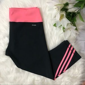 Adidas Gym/Workout Climate Capri Leggings Size L